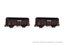 Arnold HN6571 - N - 2-tlg. Set gedeckte Güterwagen Kv Provence Express, SNCF, Ep. III